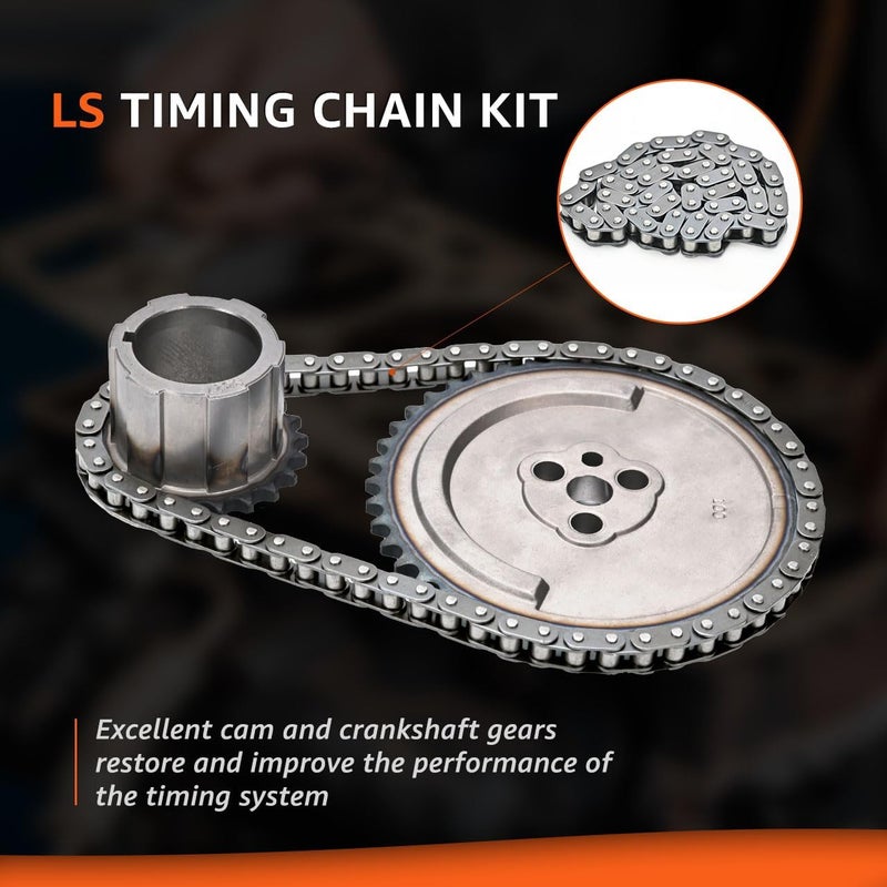 CHARMKER LS High Volume Oil Pump Timing Chain Kit w/Gaskets M295HV Fit for Chevy GM 4.8L 5.3L 5.7L 6.0L LS1 LS2 LS3 L96 LM7 LR4 LQ4 Gen 3 4 V8 Engine 1997-2013 - Image 4